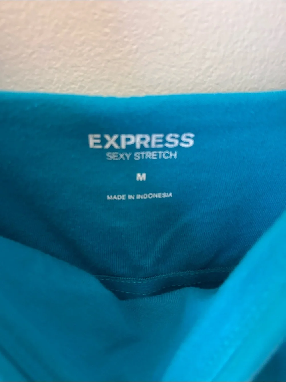 Express Turquoise Square-Neck Tank - Picture 2 of 4